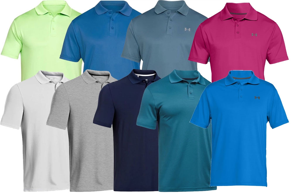 Under Armour Mens UA Performance Polo - 1242755-408 - Navy (408)