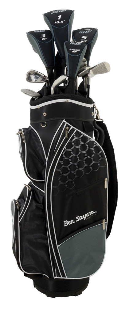 Ben Sayers M8 Men's Complete Package Set - Steel Shaft Irons -Blue...