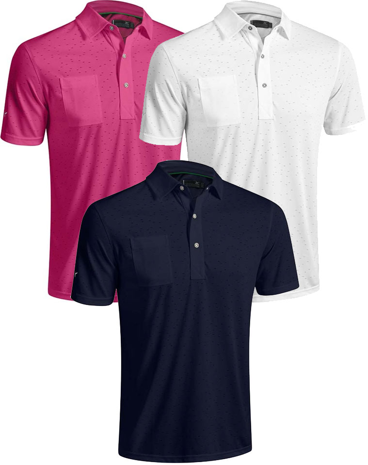 Mizuno Digital Jacquard Polo-Optic White-XL