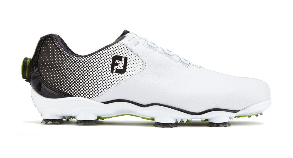 FootJoy D.N.A. Helix BOA Golf Shoes-11-Medium-White & Black
