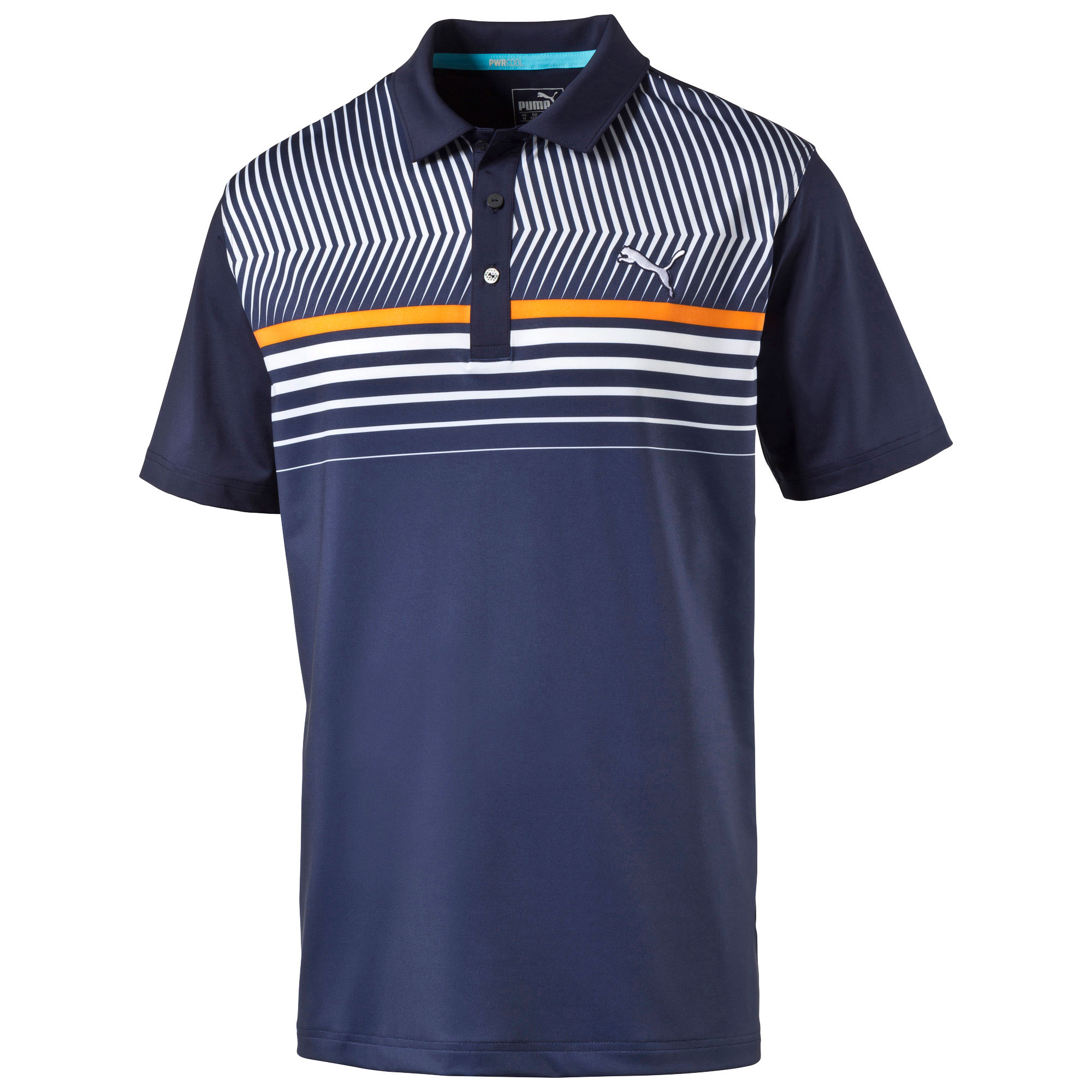 Puma Golf PWRCOOL Surface Stripe Polo 570875