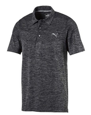 Puma Golf Evoknit Seamless Polo Shirt-Small-Puma Black