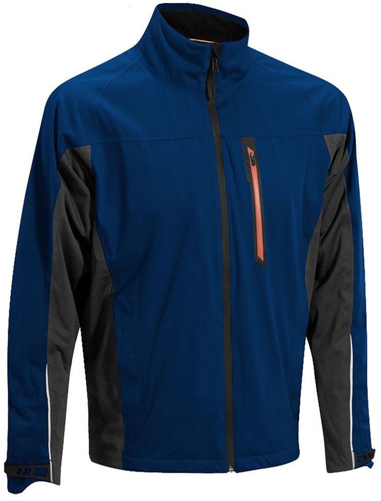 Mizuno Flex Rain Jacket -XL-Navy/Charcoal