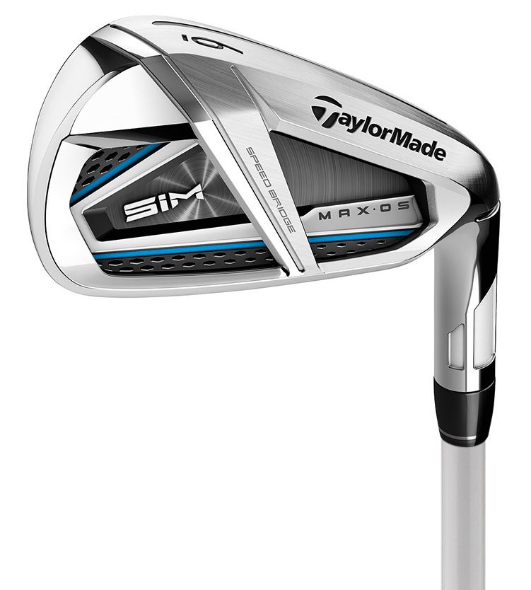 TaylorMade SIM MAX OS Ladies Irons -Right-Womens-6-PW (5 Irons)-Aldila NV Ladies 45