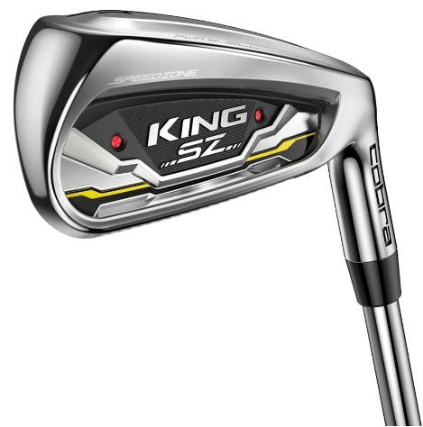 Cobra King SZ-S Irons - Steel Shaft -Right-Stiff-5-GW (7 Irons)-KBS Tour 90