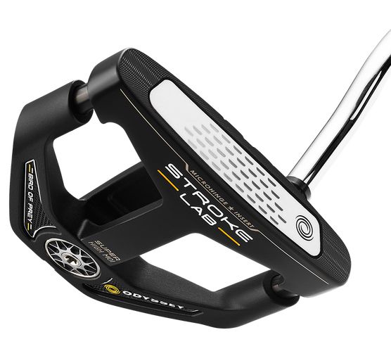 Odyssey Golf Stroke Lab Black Bird Of Prey Putter -Right-34"-Odyssey Stroke Lab Oversize Grip