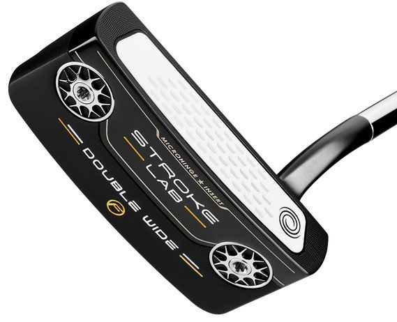 Odyssey Stroke Lab Black Double Wide Flow Putter -Right-33"-Odyssey Stroke Lab Oversize Grip