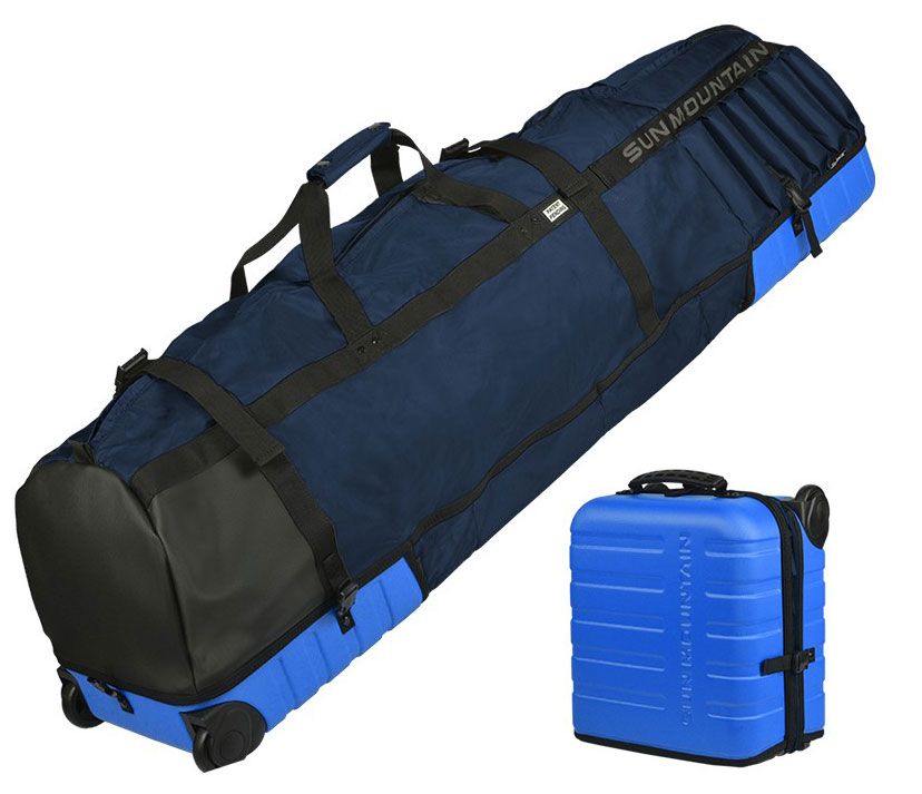 Sun Mountain KUBE Wheeled Golf Travel Cover -Cobalt/Navy