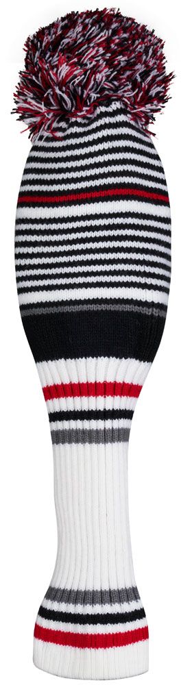 Callaway Pom Pom 2020 Driver Headcover - White/Black/Charcoal/Red
