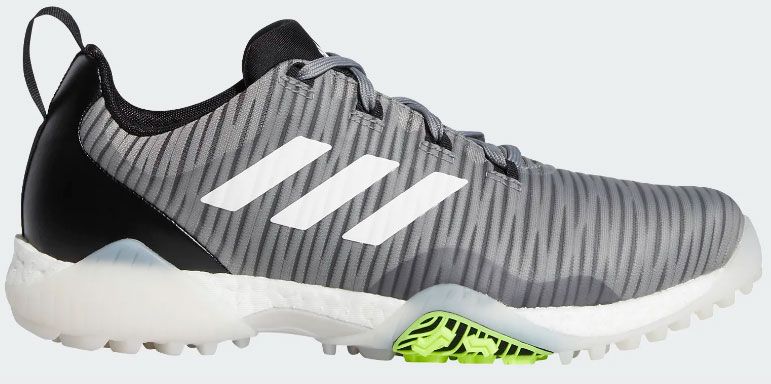 Adidas CodeChaos Golf Shoe -8-Grey Three/Cloud White/Core Black
