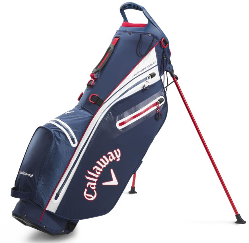 Callaway Hyper Dry C Double Strap Stand Bag -Navy/White