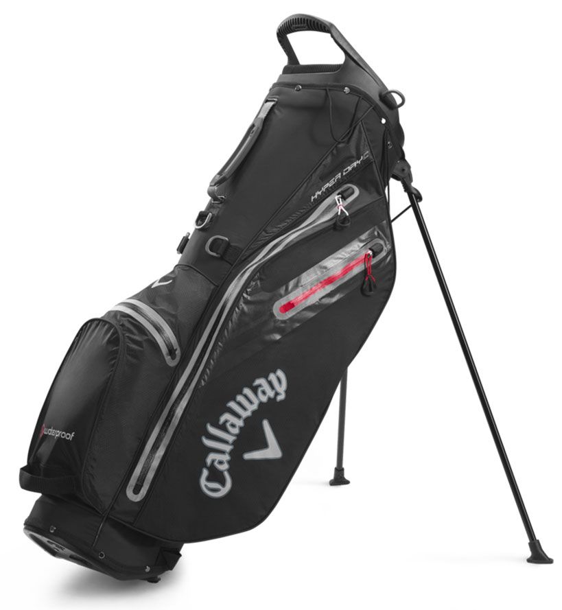 Callaway Hyper Dry C Double Strap Stand Bag -Black/Charcoal