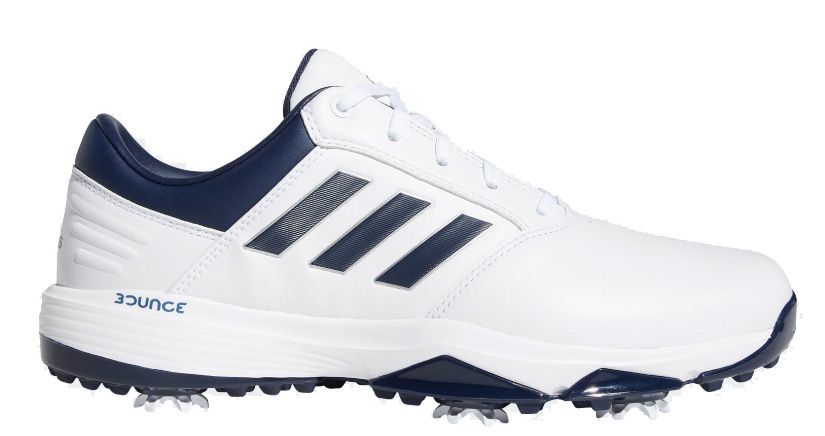 ADIDAS 360 Bounce 2.0 Golf Shoes -10.5-Cloud White/Cloud White/Silver Metallic