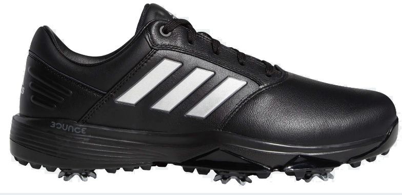 ADIDAS 360 Bounce 2.0 Golf Shoes -8.5-Core Black/Silver Metallic/Grey Six