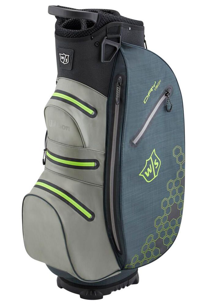 Wilson Dry Tech II Cart Bag-Black/Blue/Green