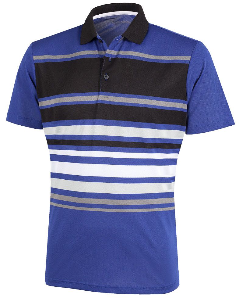 Galvin Green Miguel Golf Ventil 8+ Shirt -XL-Surf Blue/Black/White