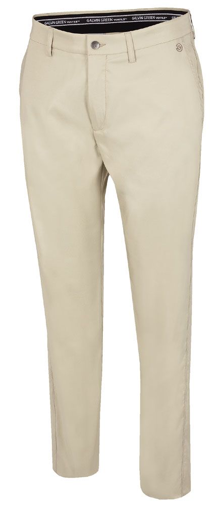Galvin Green Noah Golf Trousers In VENTIL8 PLUS -36"-32"-Beige