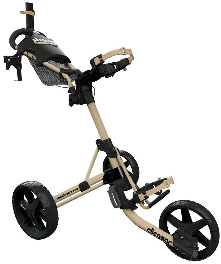 Clicgear 4.0 3 Wheel Golf Trolley - Army Brown
