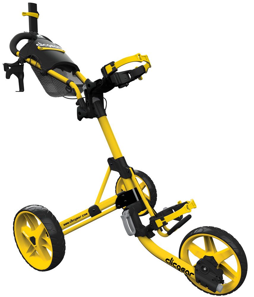 Clicgear 4.0 3 Wheel Golf Trolley - Yellow
