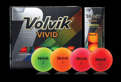 Volvik VIVID Dozen Golf Balls-White