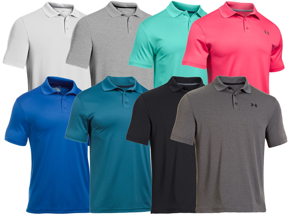 Under Armour Men's UA Performance Polo-Black (001)-Small