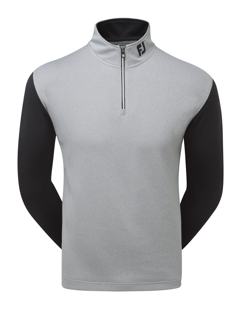 FootJoy Double Layer Contrast Chill-Out Pullover #92609 Heather...