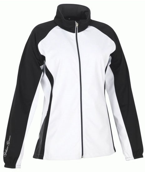 Galvin Green Ladies Beyonce WindStopper Jacket-Black/White/Gunmetal-XL