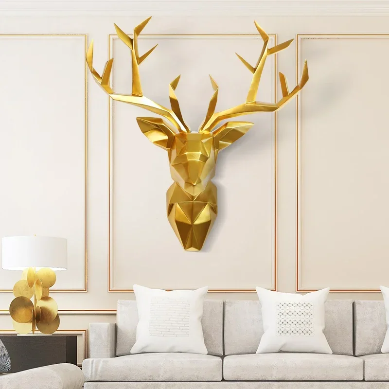 Große Wandbehang 3d Tier dekoration, Haupt wohnzimmer Schlafzimmer Büro Wand dekoration, Hirschkopf