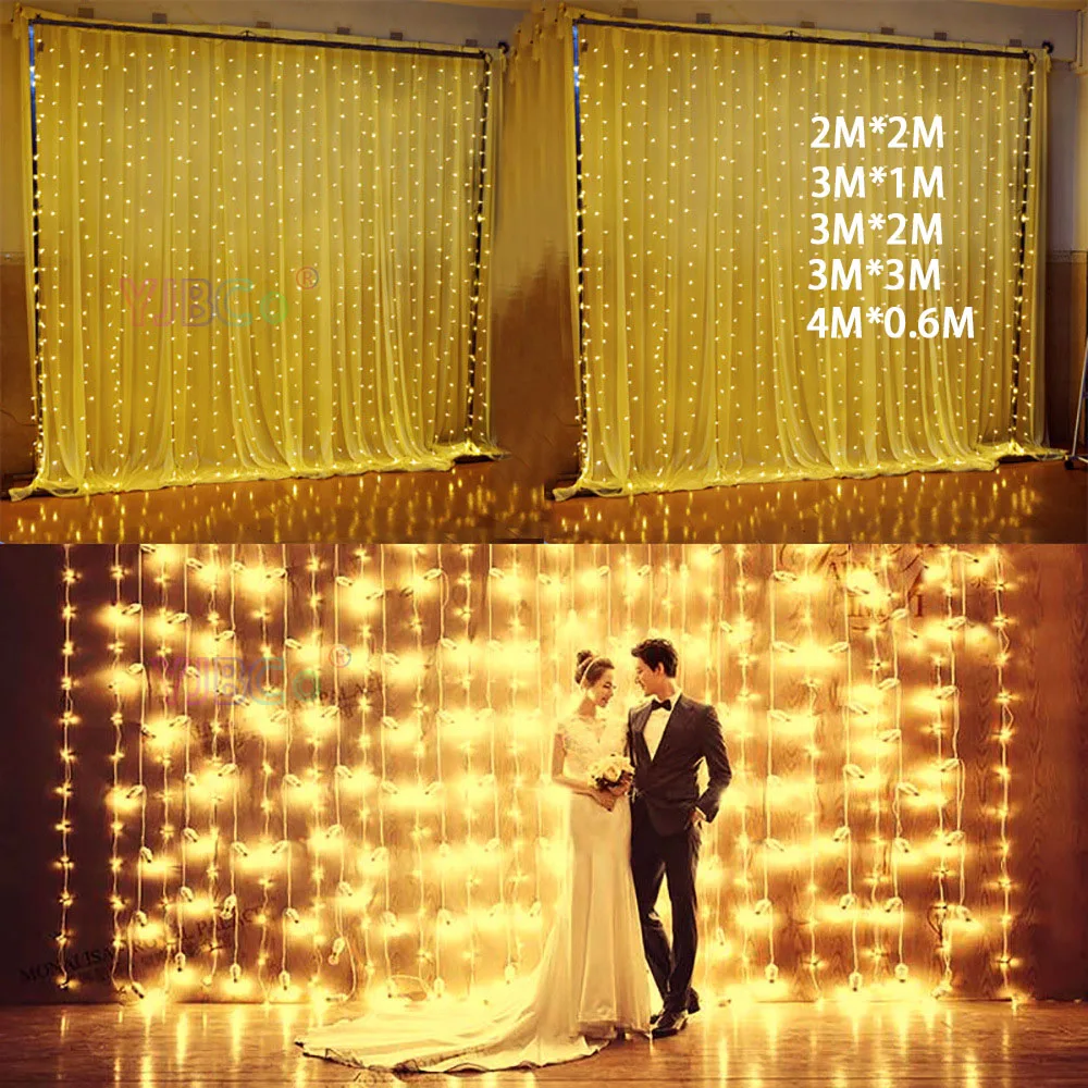4*0.6/3*1/3*2/3*3m led eiszapfen vorhang fee string licht fee Weihnachten licht für Hochzeit home