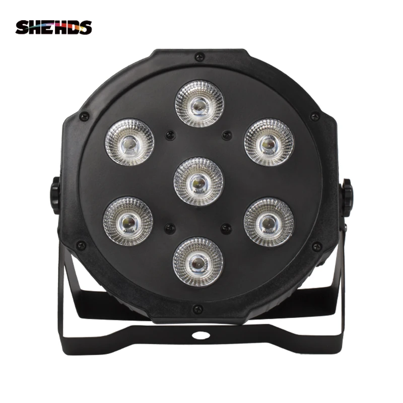 SHEHDS LED 7x12W RGBW 4in1/7x18W RGBWA+UV 6in1 Par Licht mit DMX512 Bühnenlichteffekt für Wash