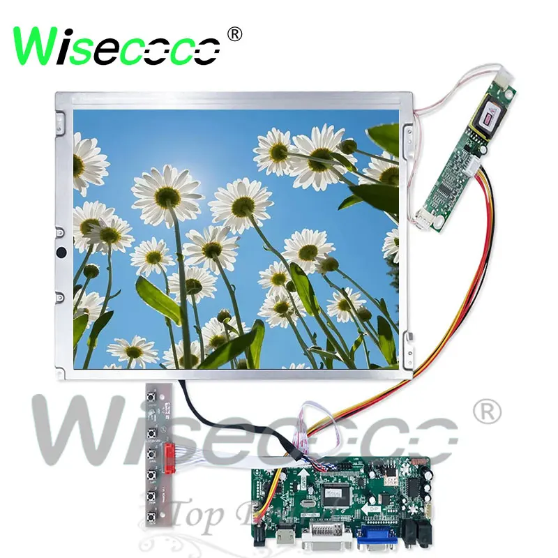 12,1 zoll 800(RGB)* 600 lcd bildschirm mit VGA fahrer bord für tablet PC und industrie
