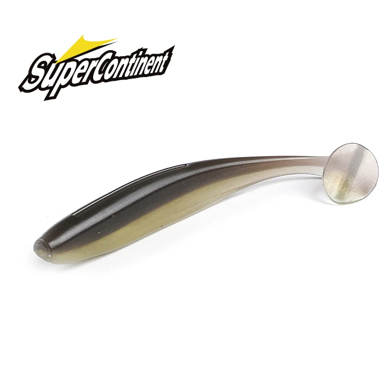 2021 Supercontinent Shiner 50 mm 75 mm 100 mm Angelköder weicher Kunstköder einfach zum Anschließen großer Hecht