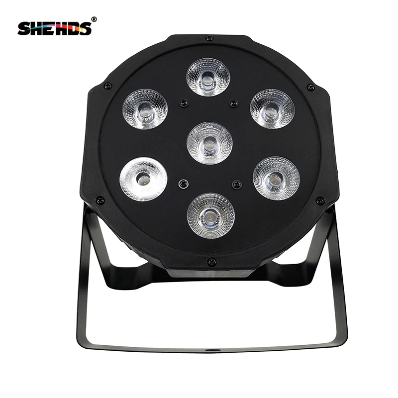 Heißer Verkauf und Hohe Qualität Flache LED Par 7X12W/7X18W/12X3W /54X3W RGBW Bühne Waschen Licht DMX512 Controller DJ Ausrüstun