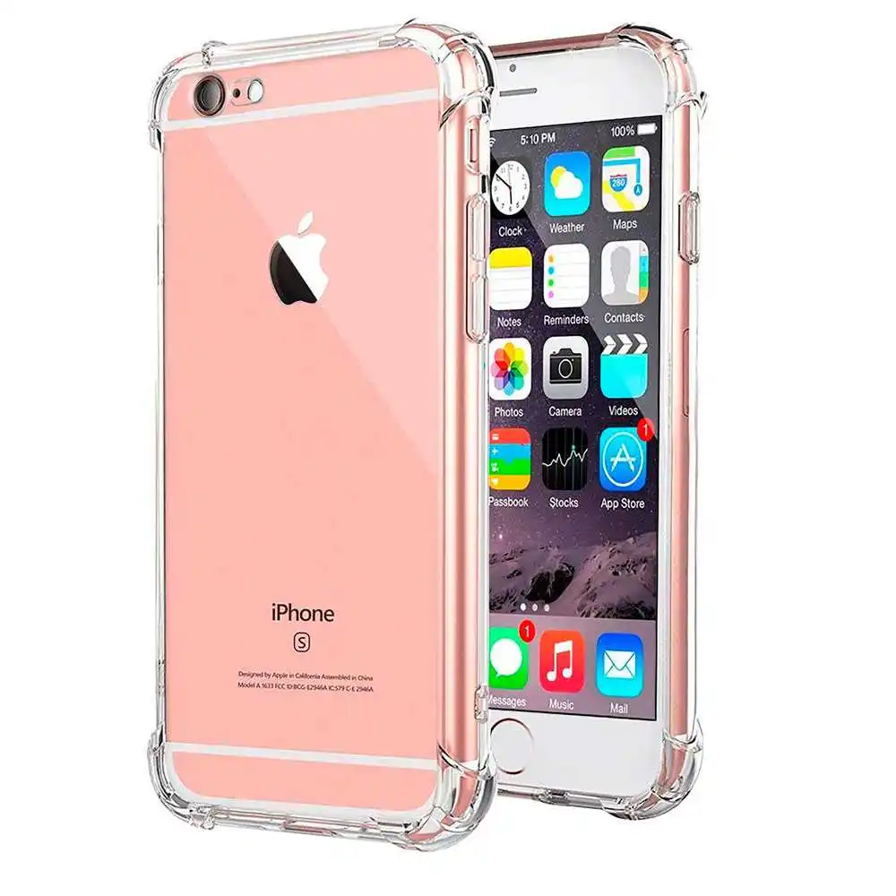 OcioDual TPU Gel ShockProof ShockProof Reinforced Edge ShockProof For Apple iPhone 6 / 6S Clear