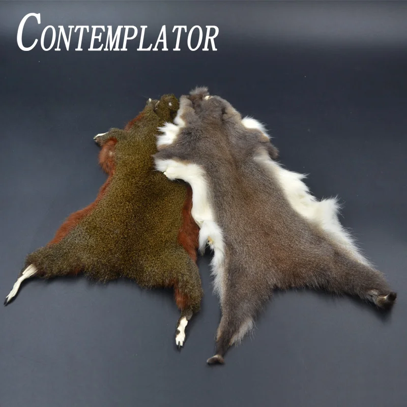 Fly fishing whole pine squirrel skin natural thick hair zonker strip nymphs 2styles soft squirre fur