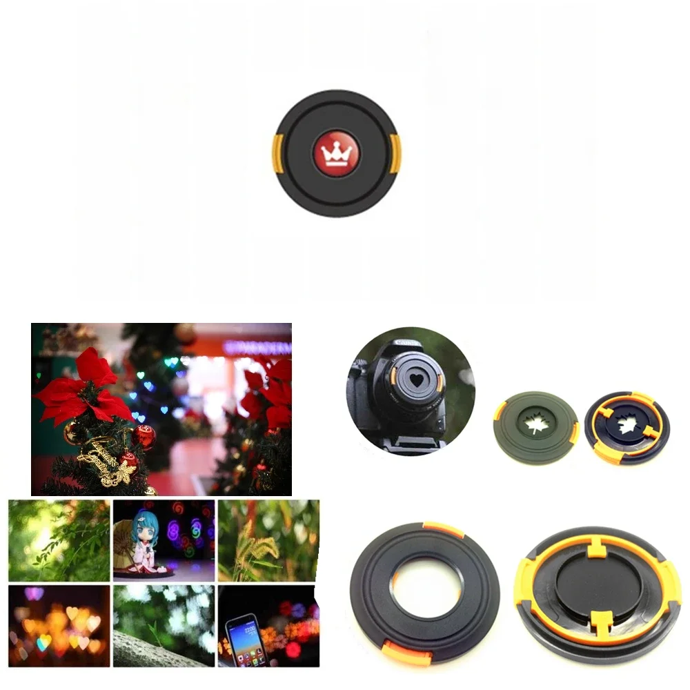 Bokeh Masters Kit Bokeh Effect Lens Cap Cover Filter Voor Artistieke Romantische Nacht Scene