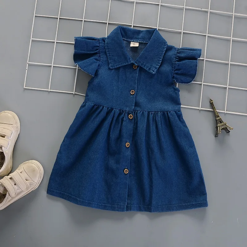 DIIMUU Mode Baby Mädchen Kleid Fit 1-4 Jahre Kleinkind Baby Kleid Kleidung Kinder Sommer Casual