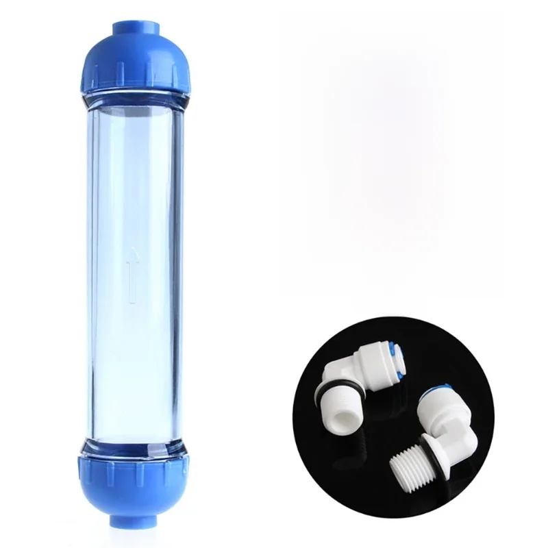Wasser Filter Gehäuse DIY Füllen T33 Shell Filter Schlauch Transparent Umkehrosmose