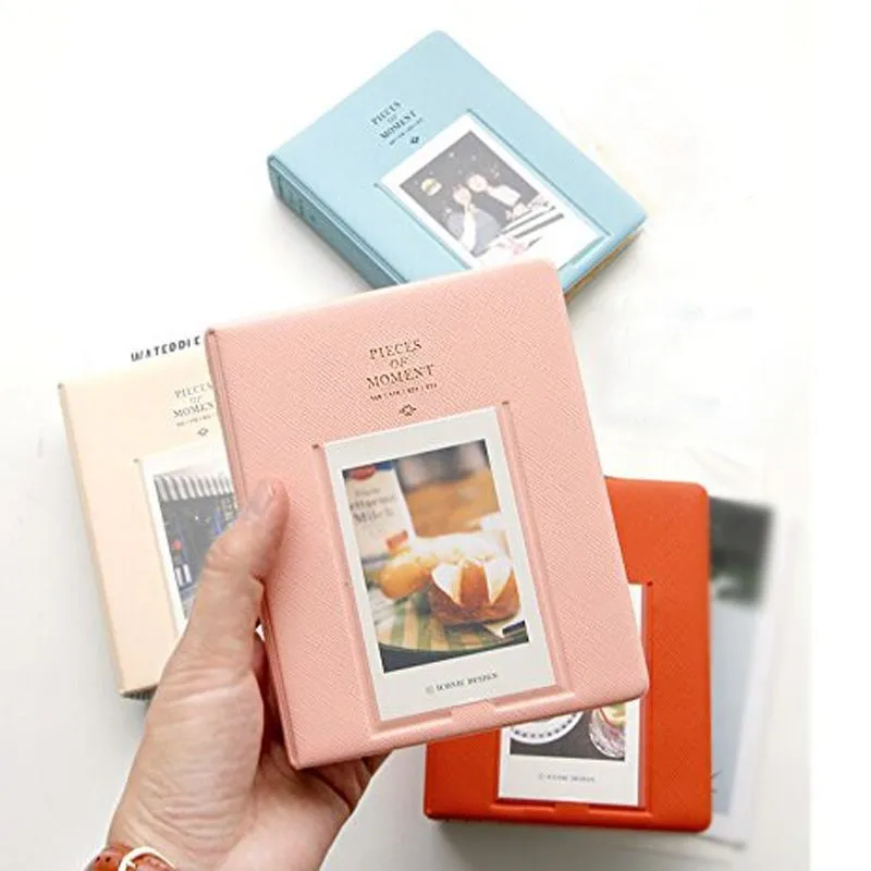 3 Zoll 64 Taschen für Polaroid Fotoalbum Mini Instant Picture Case Aufbewahrung für Fujifilm Instax