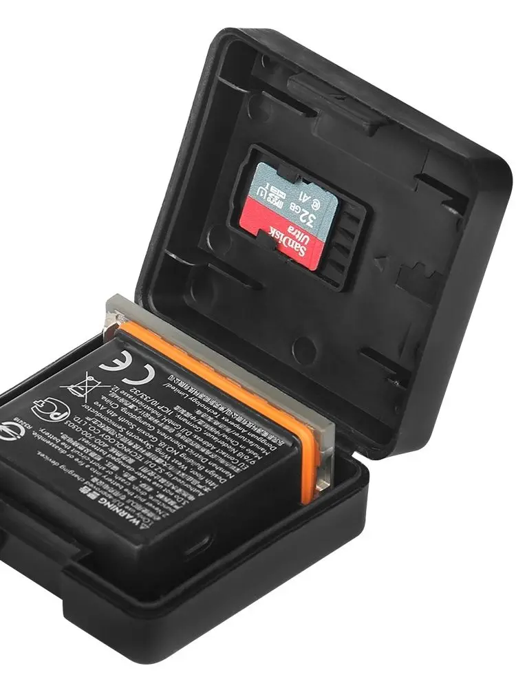 PULUZ Hartplastik-Akku-Aufbewahrungsbox für DJI Osmo Action / Osmo Action 3 / GoPro Hero11 / HERO10