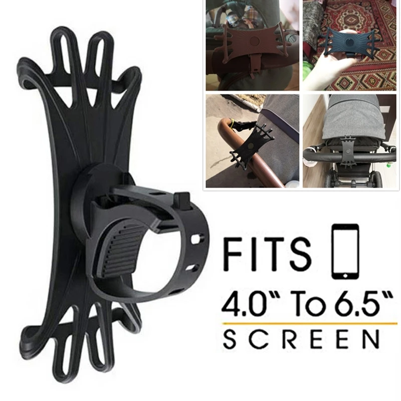 Baby Kinderwagen Zubehör Handy Halter Rack Universal 360-Drehbare Baby Kinderwagen Warenkorb Telefon