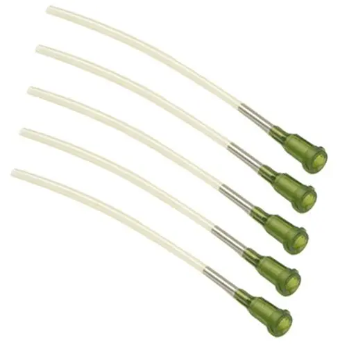 5er-Pack – Little Bird Oral Gavage Nadel (Außendurchmesser = 3 mm), 3,5 Zoll (90 mm), langer weicher Silikonschlauch (ohne Sprit