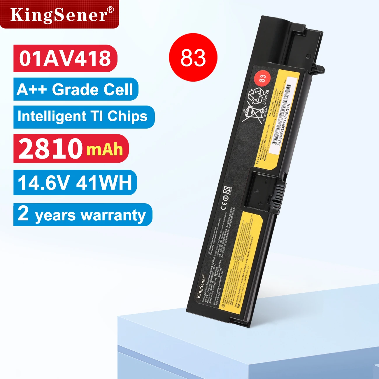 KingSener Laptop-Akku für Lenovo ThinkPad E570 E570C E575 Serie 01AV417 01AV418 01AV416 SB10K97574