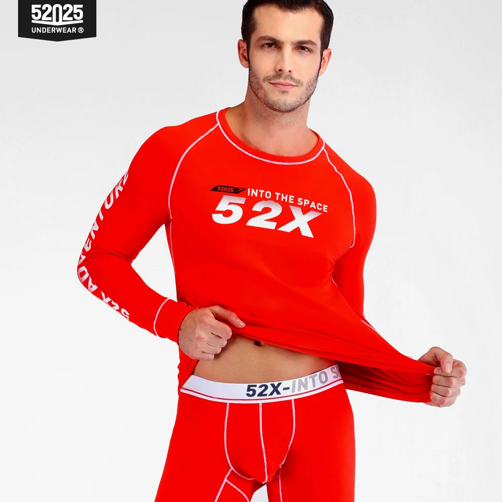 52025 Männer Thermische Unterwäsche Warme Baumwolle Thermische Unterwäsche Set Winter Fleece Lange