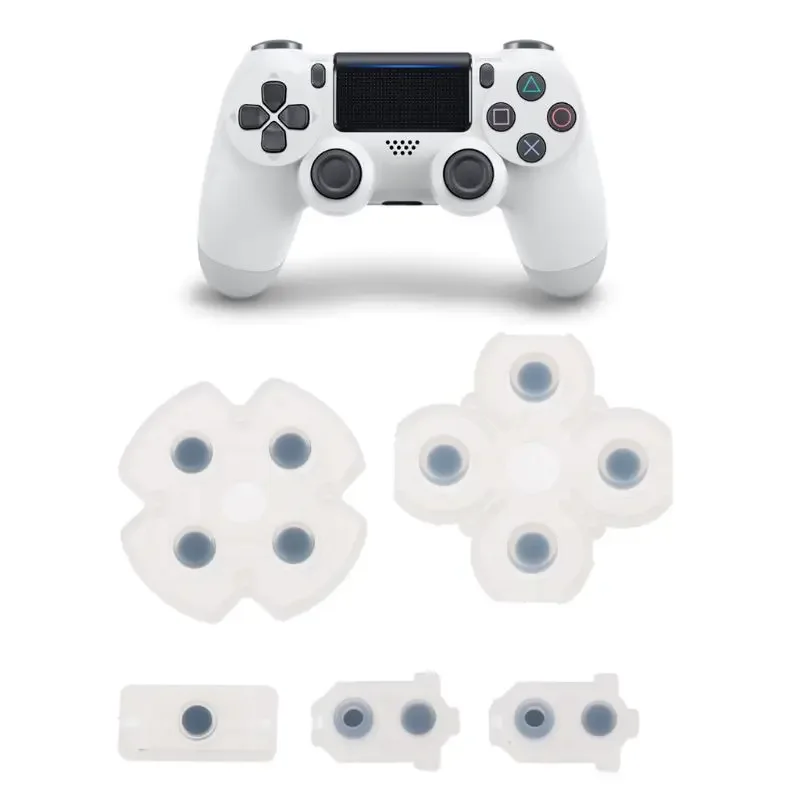 Für Playstation 4 PS4 Controller Leitfähigen Silikon Gummi Pads für Dualshock 4 JDS JDM 030 D Pad