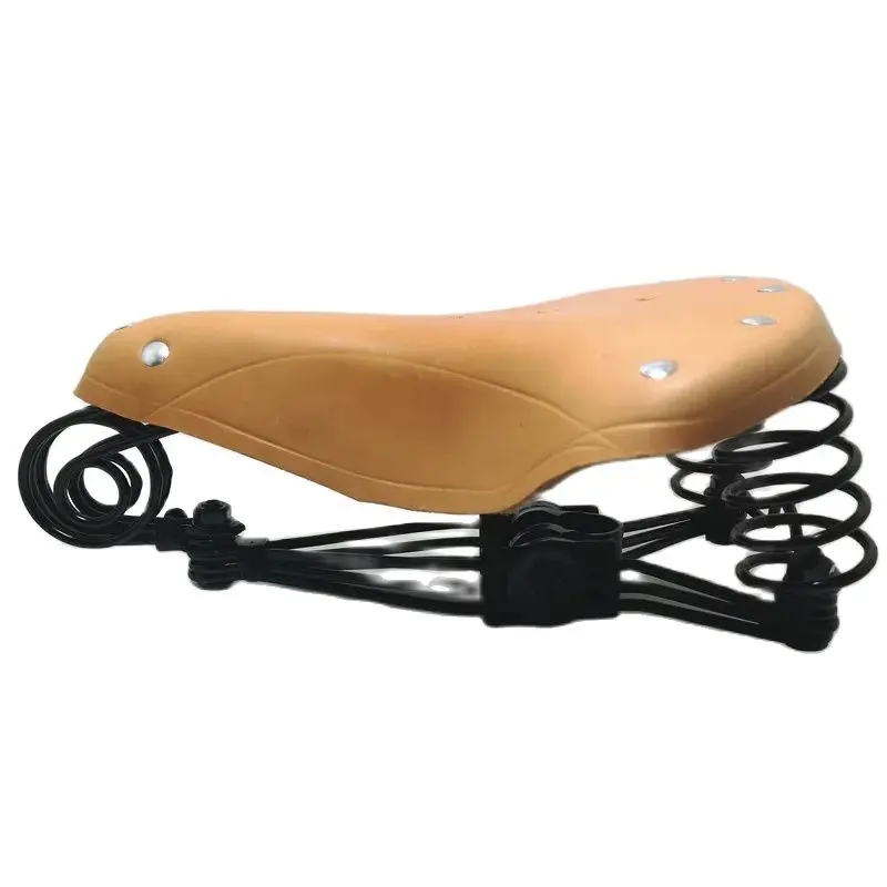 G10 100% koeienhuid zadel Vintage olifant lente echt leer lentezadel oude stijl fietszadel echt