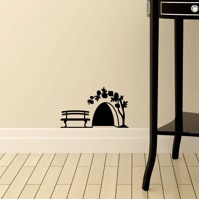 Kleine Maus Loch Wand Aufkleber Tür Schrank Home Decor Kunst Kinderzimmer Dekoration Kreative