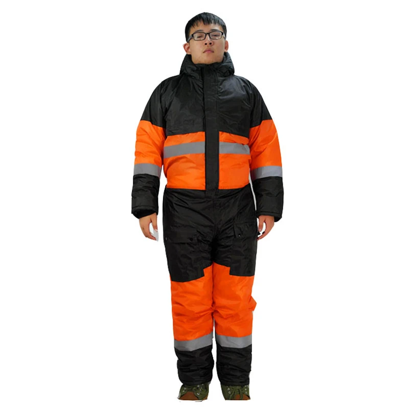 Winter Overalls Männer Wasserdicht Winddicht Bib Overalls Baumwolle Gepolsterte Kapuze Overalls