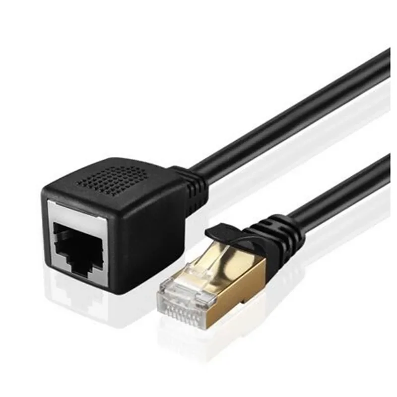 LBSC Ethernet Verlängerung Kabel, CAT7 RJ45 Männlichen zu Weiblichen Geschirmt LAN Netzwerk