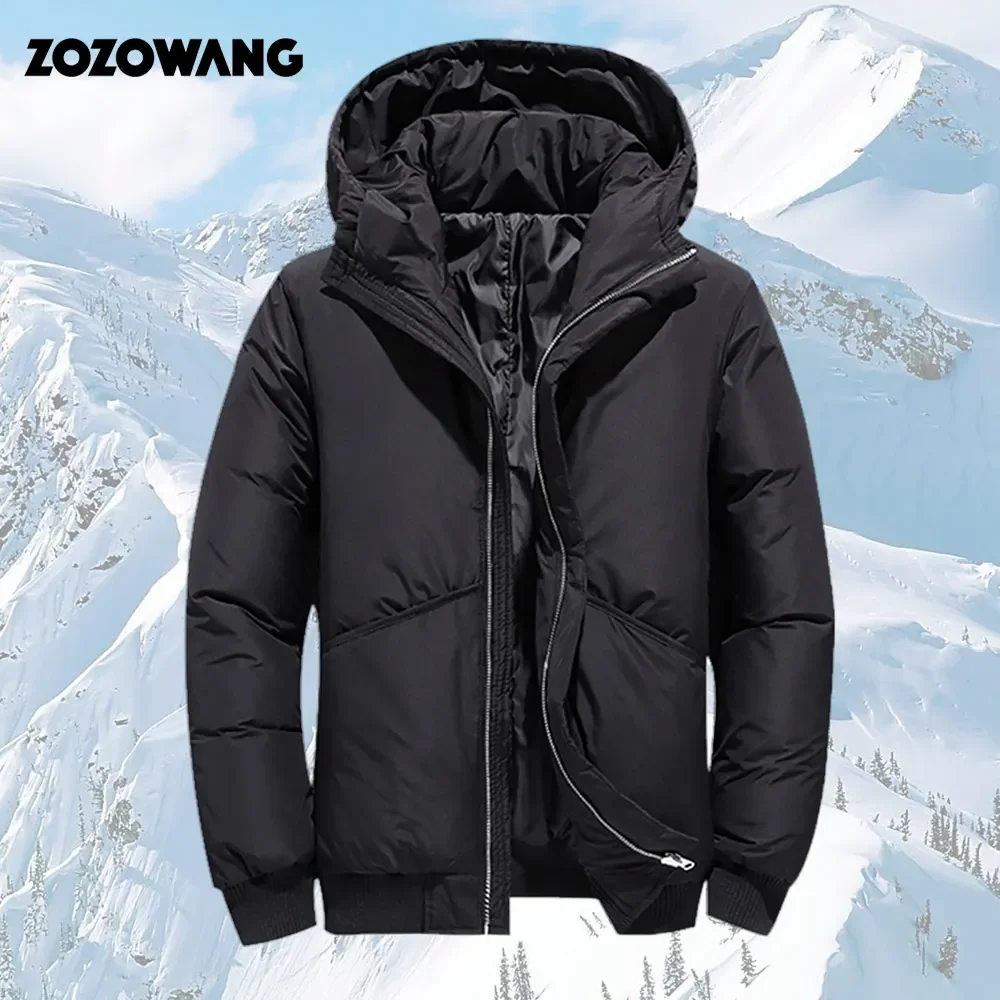 Zozowang 2023 Männer Winter jacke weiße Ente Daunen Parka lässig Gänse feder Herren Wintermantel